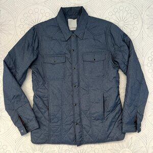 J.LINDEBERG Blue Quilted Lawler Jacket Primaloft Golf Casual Zip Front